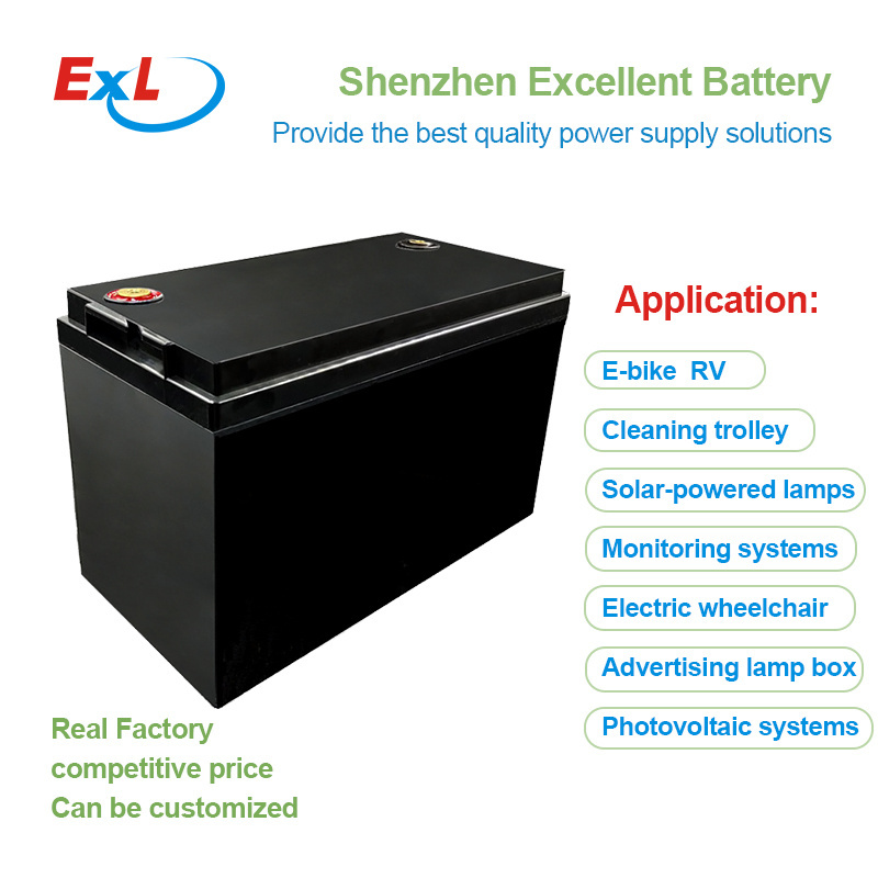 Power Bank  12.8V Rechargeable Battery 12Ah LiFePo4 battery Pack box for motor home