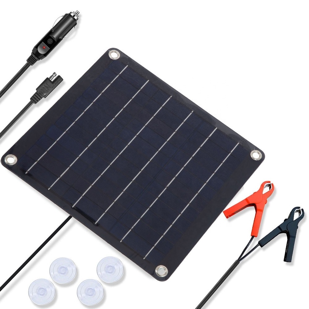 Tiktok RV Emergency power supply Portable 10W Solar Panel Kit battery charger with 100A Controller 12V For RV Car Boat Camper