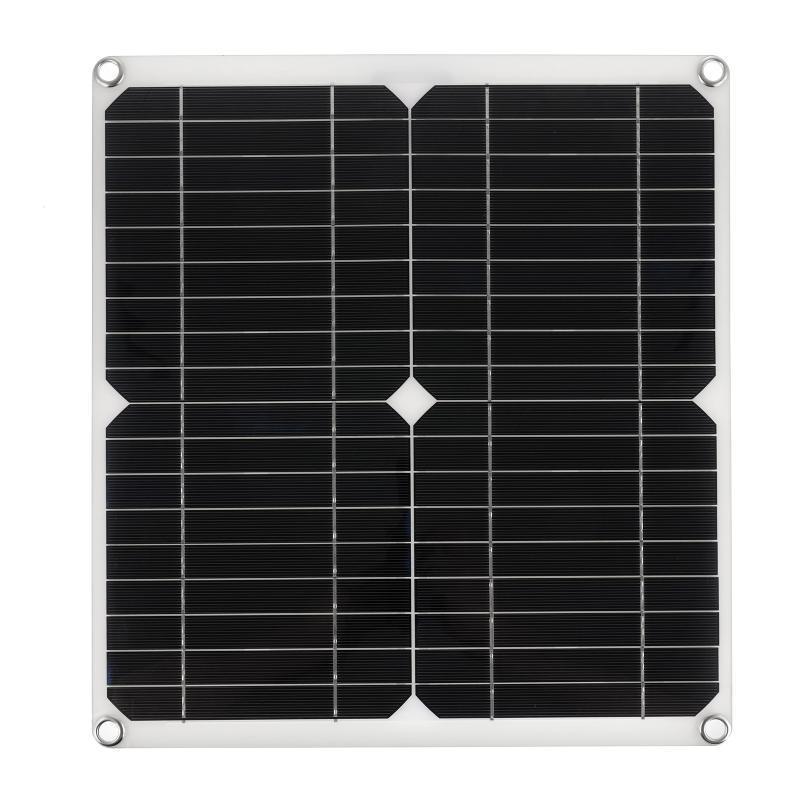 Tiktok RV Car Emergency power supply 25W Mono Solar Panel Kit battery charger with 100A Controller 15V For RV Car Boat Camper