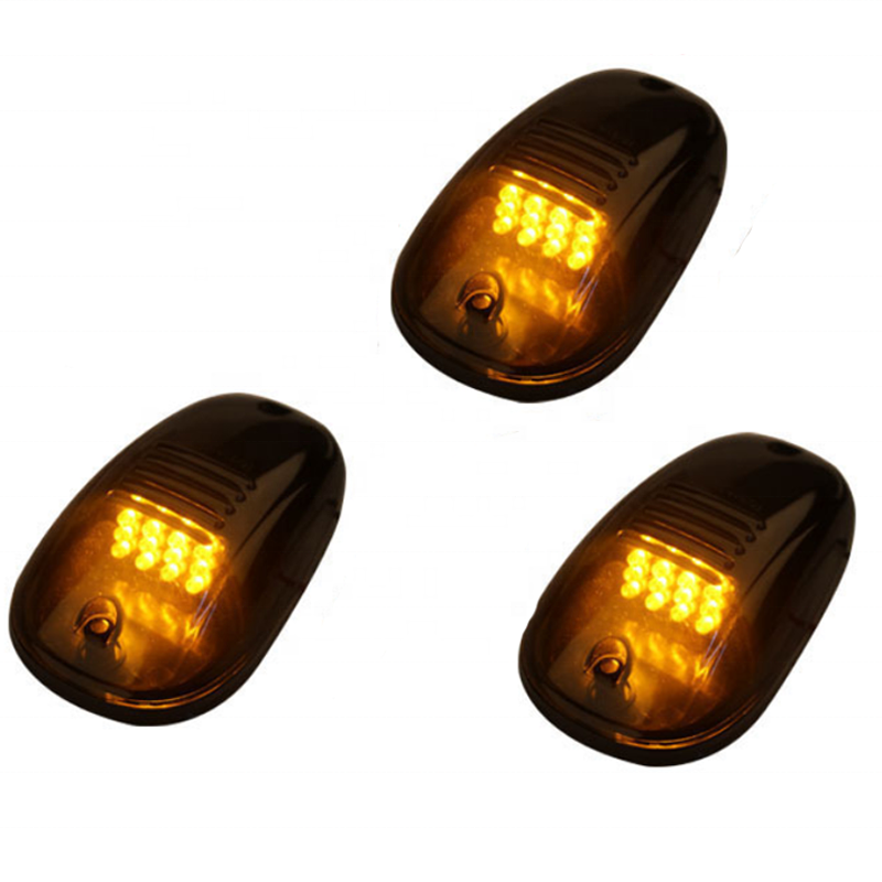 5pcs Smoked Amber / White Cab Roof Marker Running Light LED Driving For Car SUV Pick-UP for F150 for Dodge RAM truck accessories