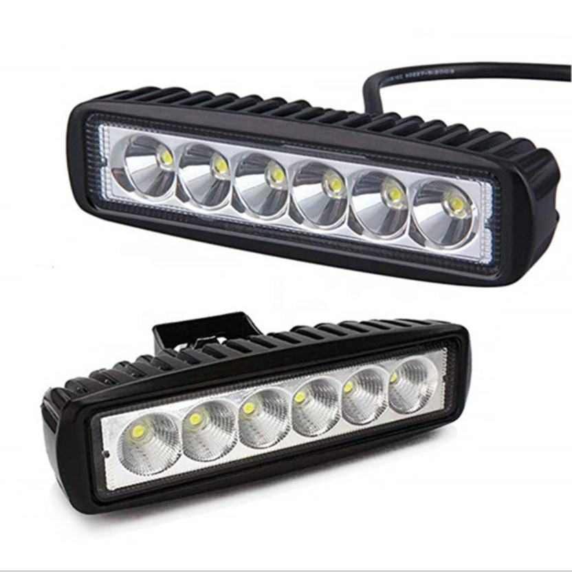 Waterproof 6 inch 6LED 18W LED work light Pods Lamp DRL Driving Running Light for Tractor 4x4 4WD Off-road Vehicle ATV SUV