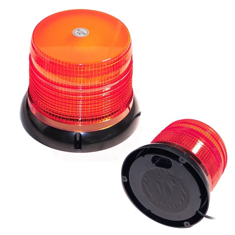 China wholesale LED IP65 12-24V Amber Forklift Flash strobe Warning Beacon Light FWL02 for School Bus Engineering Vehicles