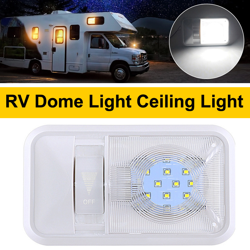 2023 hot sale 24SMD RV Interior Lighting Led Ceiling Lamp with Dimmer reading Light for RV Boat Camper Trailer Single Dome Light