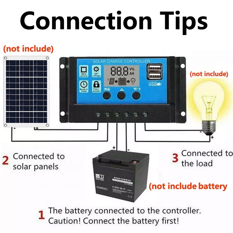 Wholesale 2023 trending items 100A PWM Solar charge Controller Intelligent Regulator 12V 24V with LCD Display & Dual USB Port