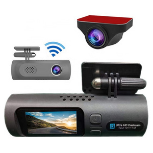 Trend 4K Dual Lens Front & Rear Wifi Dash Camera Dashcam 4K dashcam dash cam with App avto dvr L3 4K video-registrator for Car