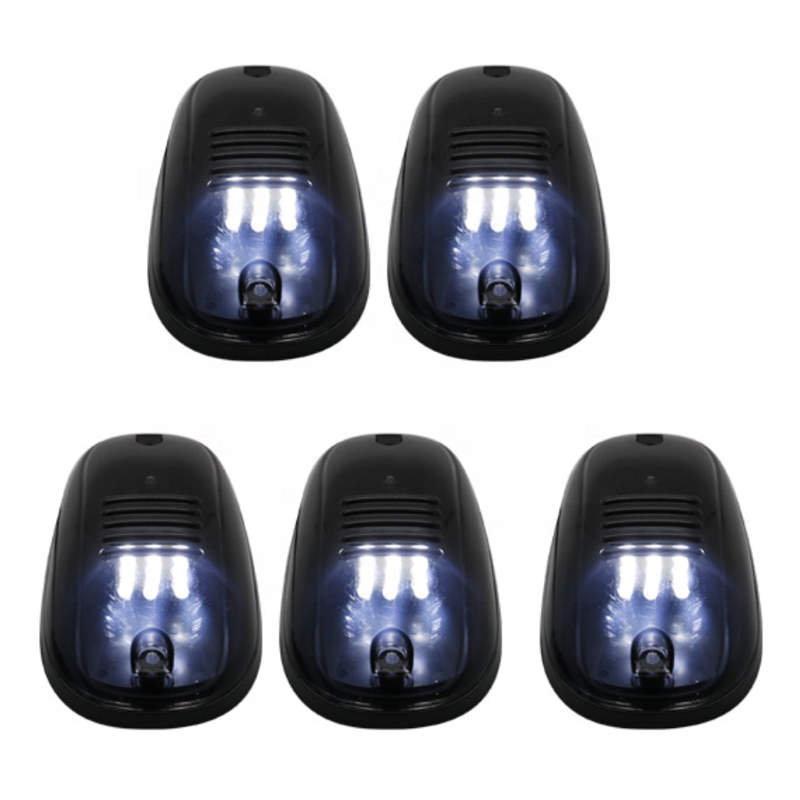 5pcs Smoked Amber / White Cab Roof Marker Running Light LED Driving For Car SUV Pick-UP for F150 for Dodge RAM truck accessories