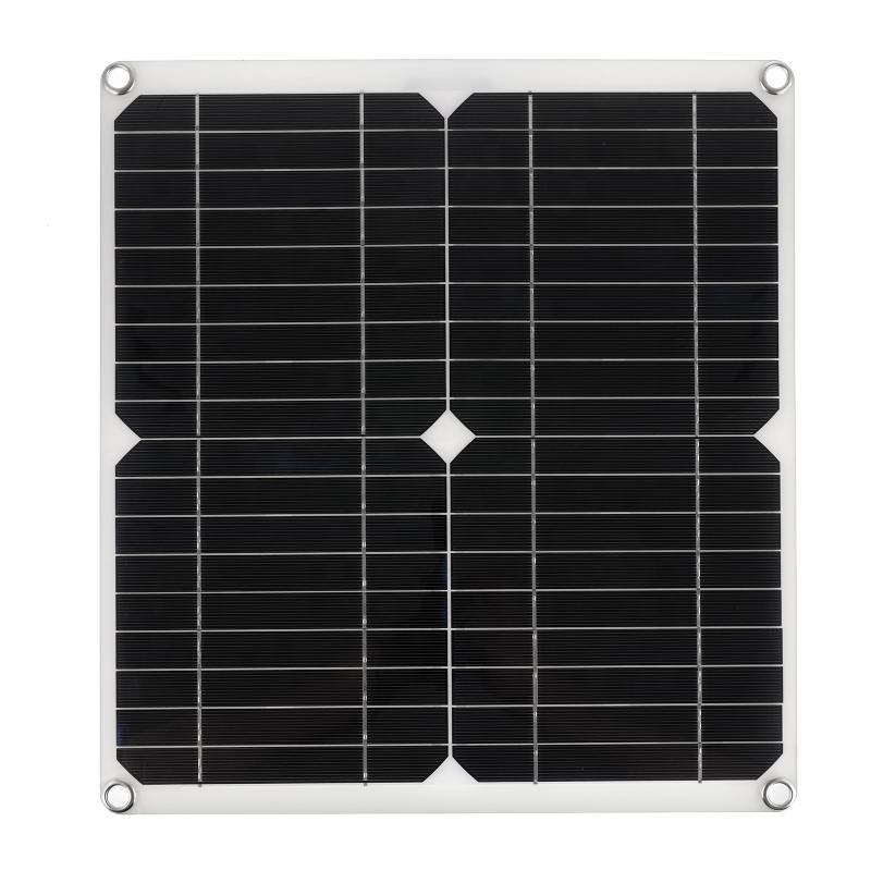 Tiktok Portable 25W Mono Solar Panel Kit avto auto Trickle battery charger Maintainer with 100A Controller 15V For RV Car Boat