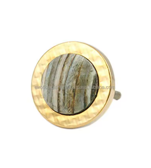 MOP Inlay Brass Knobs Best Quality hand Made Brass Mother Of pearl Drawer Kitchen Door Knobs Brass Mother Of Pearl Knobs