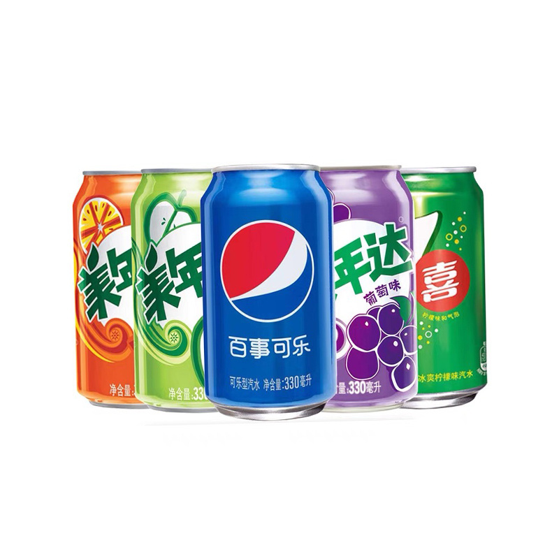 Canned Grape Flavor Exotic Drink Mirinda Fruity Carbonated Soft Drinks Sweet Drink Fruit Cola