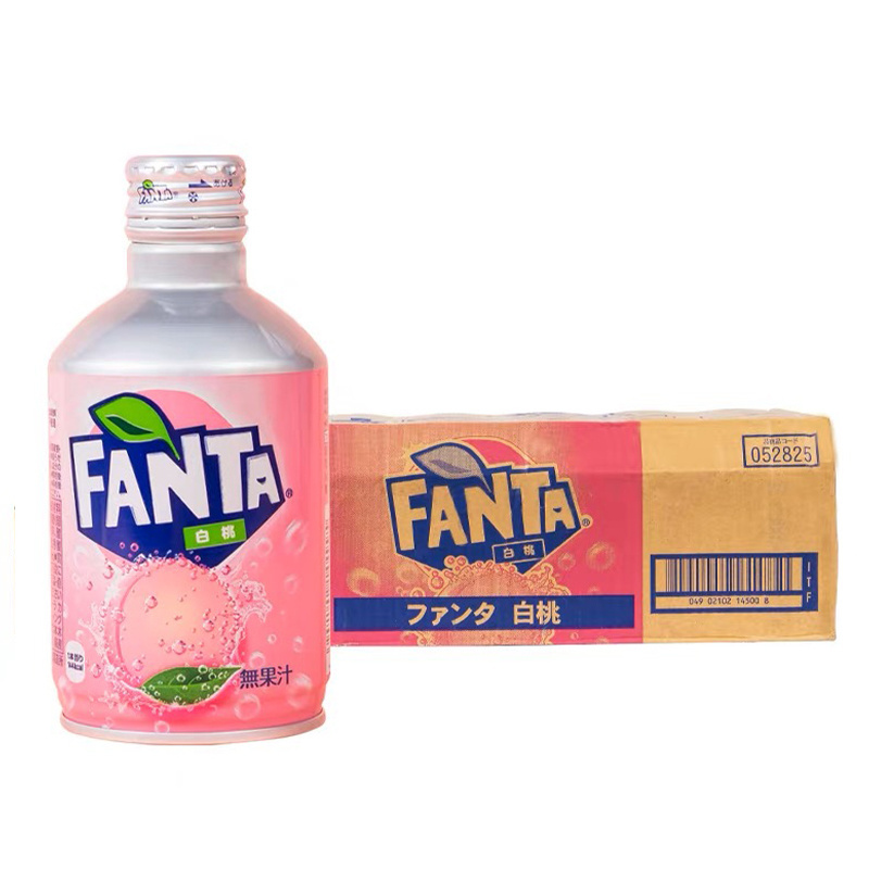 Factory Direct Supply Japanese Carbonated Soft 300ML Exotic Cola Drinks With Peach, Grape And Fruit Flavors