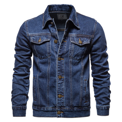 Trendy Mens Casual Stylish Denim Jacket Wholesale Bulk Plus Size Outdoor Fashion Vintage Jean Jacket