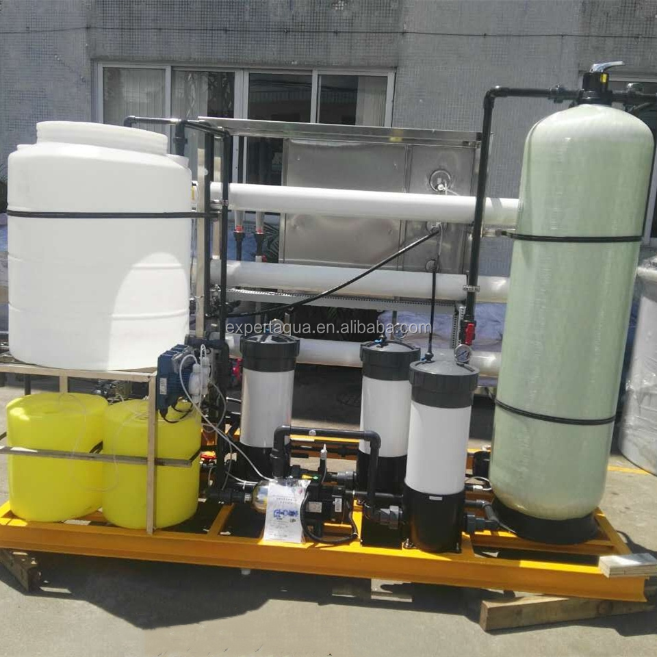 750L/H mobile boat seawater desalinator