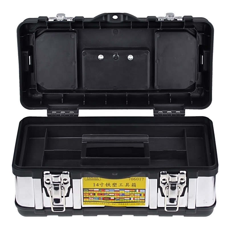 Heavy Duty Tools Storage Box Household Toolbox Kit Portable 14