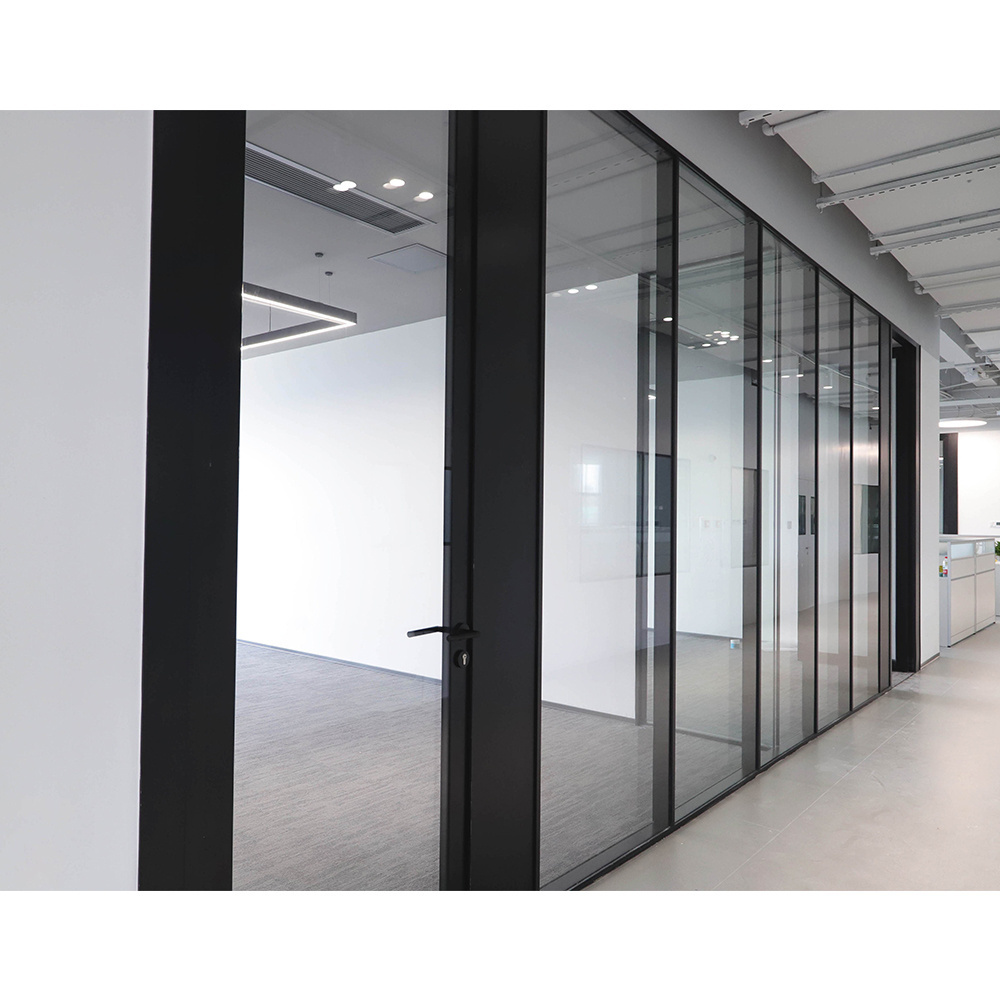 Top Quality Interior Modular Aluminum Frame Combinations Partition Panel Office Partition Glass Wall