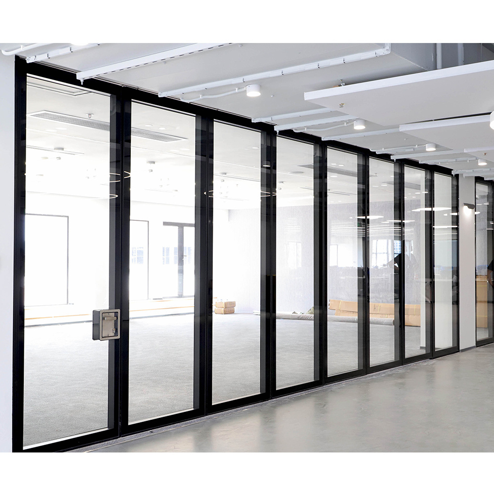 Top Quality Interior Modular Aluminum Frame Combinations Partition Panel Office Partition Glass Wall