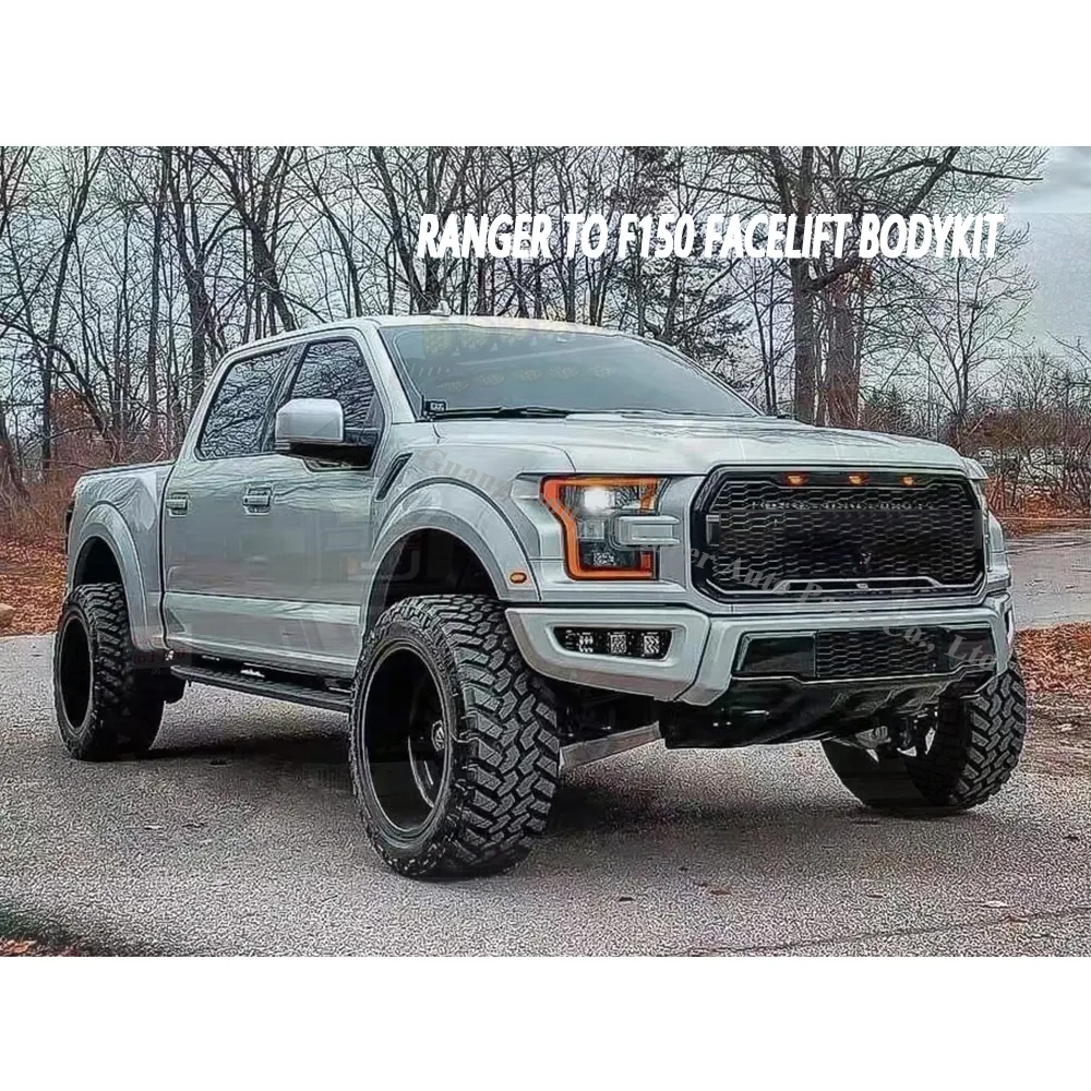 Factory Body Kit For Ranger T6 T7 T8 Upgrade To F150 Bodykit Car Bumpers for Ranger Conversion Kit