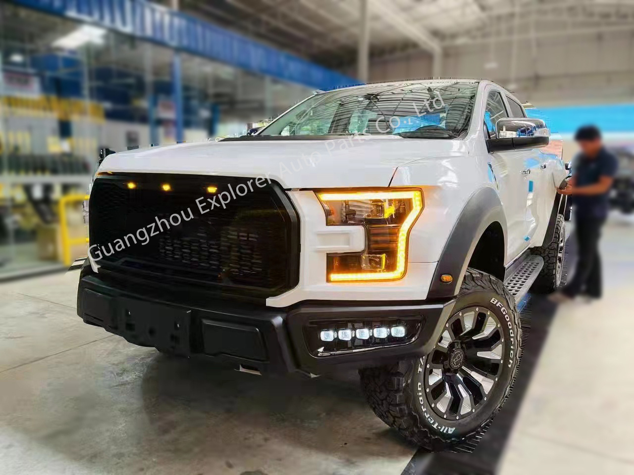 Factory Body Kit For Ranger T6 T7 T8 Upgrade To F150 Bodykit Car Bumpers for Ranger Conversion Kit