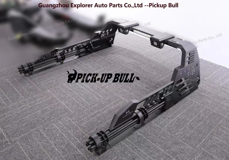 Universal Roll Bar for Pickup Ranger Hilux Revo Vigo Navara Dmax with Gatling Shape F35 Lightning II Attack Fighter Roll bar