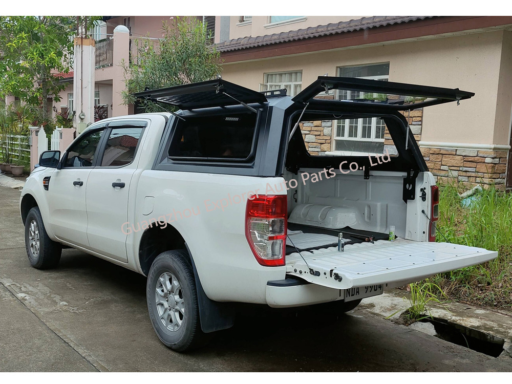 Ramand Canopy for F150 Ranger Raptor with 3 Doors Hardtop Topper Camper Bed Tonneau Cover for Ranger Raptor Canopy