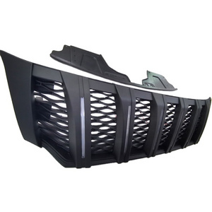 Factory Front Racing Grilles Bumpers Cover Grilles with LED Lights for Nissan Navara Front Grille