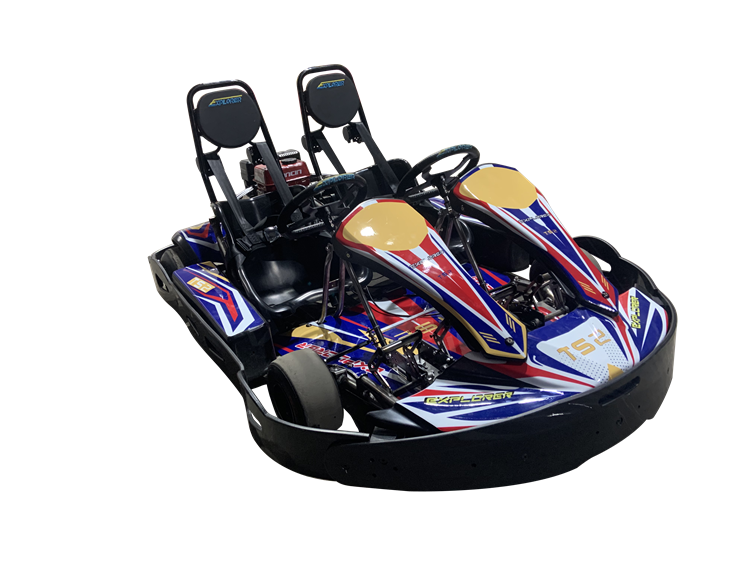 2022 New On Sale Professional High Quality Seater Go Body Racing TS2 Double Seat Rental Kart With GX200CC