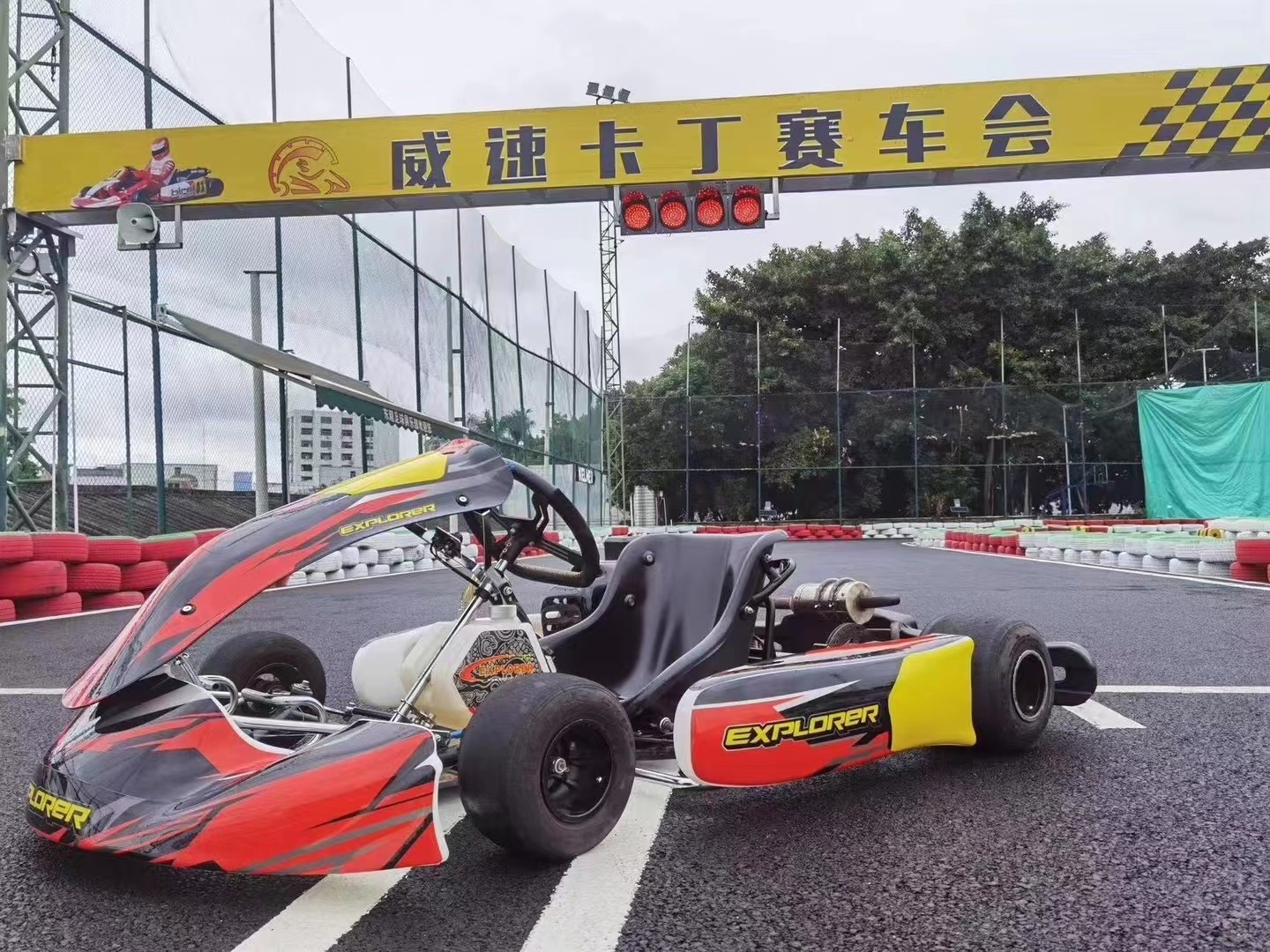 Factory Speed Kart Equipment Products Race Karting Cars Cheap Go Kart For Adults Amusement Rides Gasoline Go Racing Kart