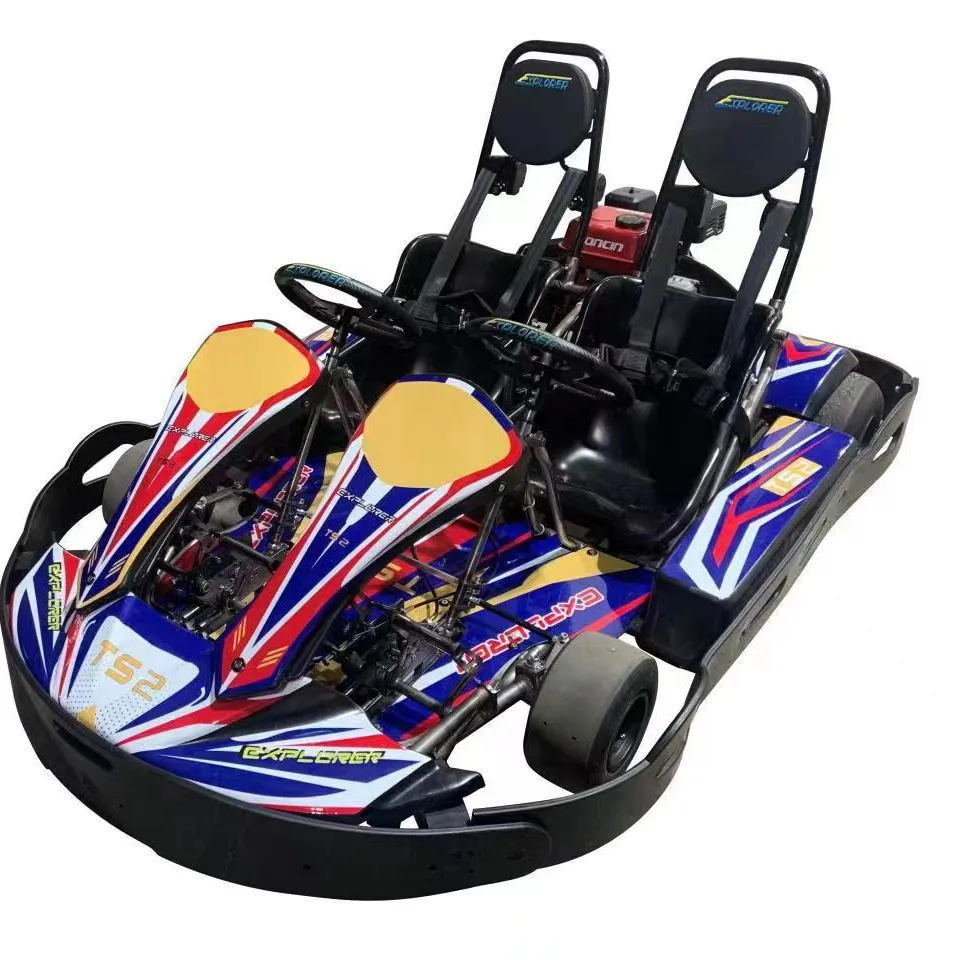 Factory  200cc Cheap Racing Go Kart Amusement Park Two Seat Go Kart