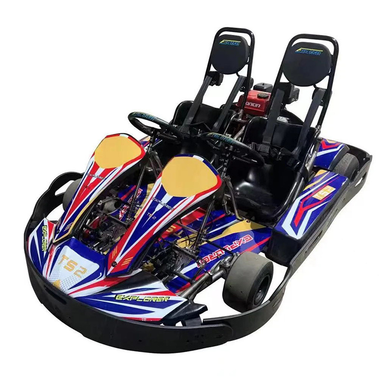 Factory  200cc Cheap Racing Go Kart Amusement Park Two Seat Go Kart