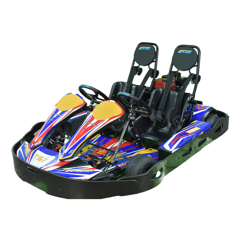 China Wholesale Dual Two Seater Go Cart Racing Karts With 4 Wheels Drive Adult Fast Speed Kids Adults Go Kart