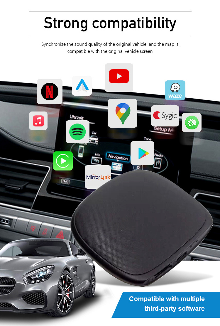 Universal Multimedia Car Smart Android 12.0 OS Support Youtube NetFlix Spotify Wireless CarPlay Android Auto Ai Box