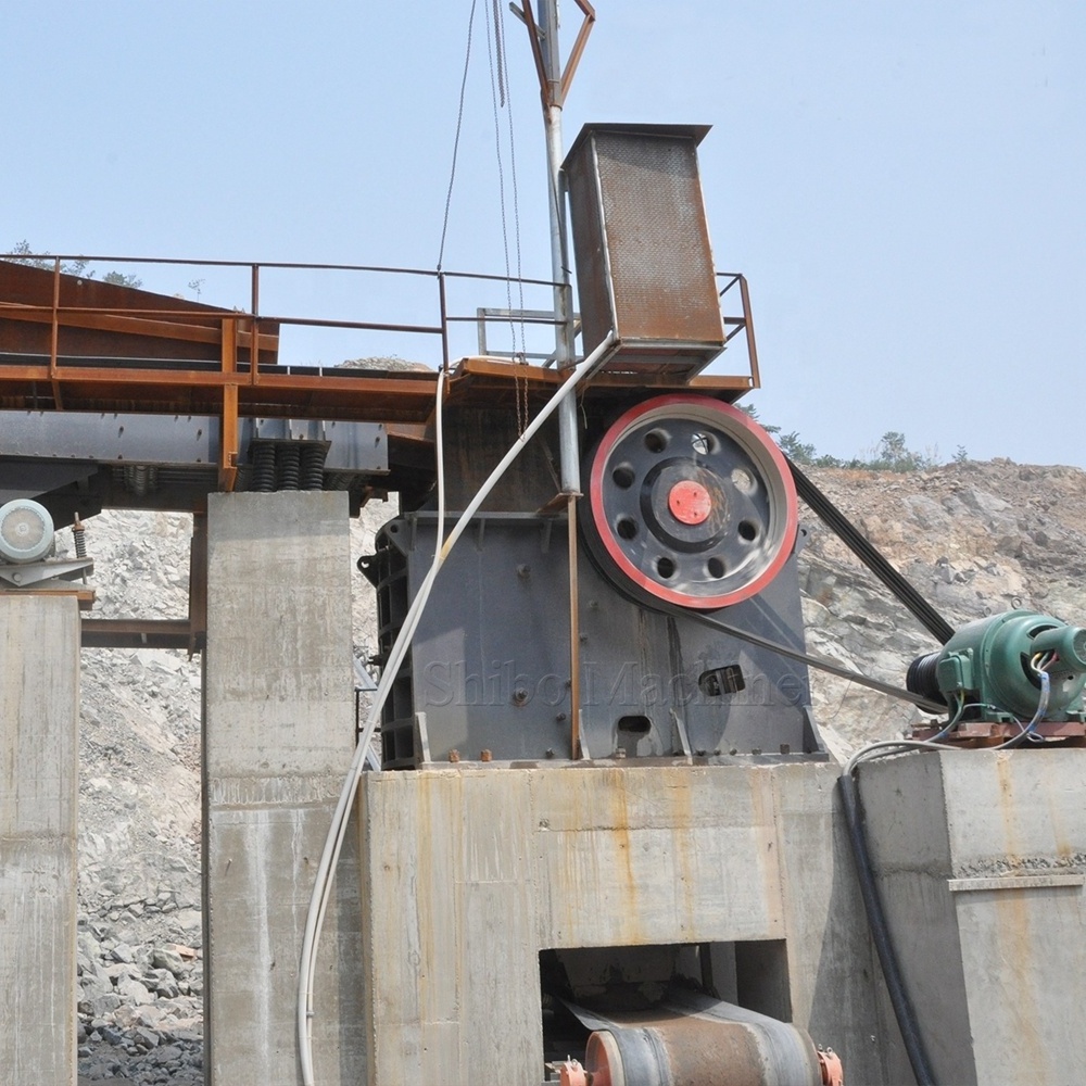 Hard rock stone breaking machine crushing plant production line aggregates stone crusher for construction waste