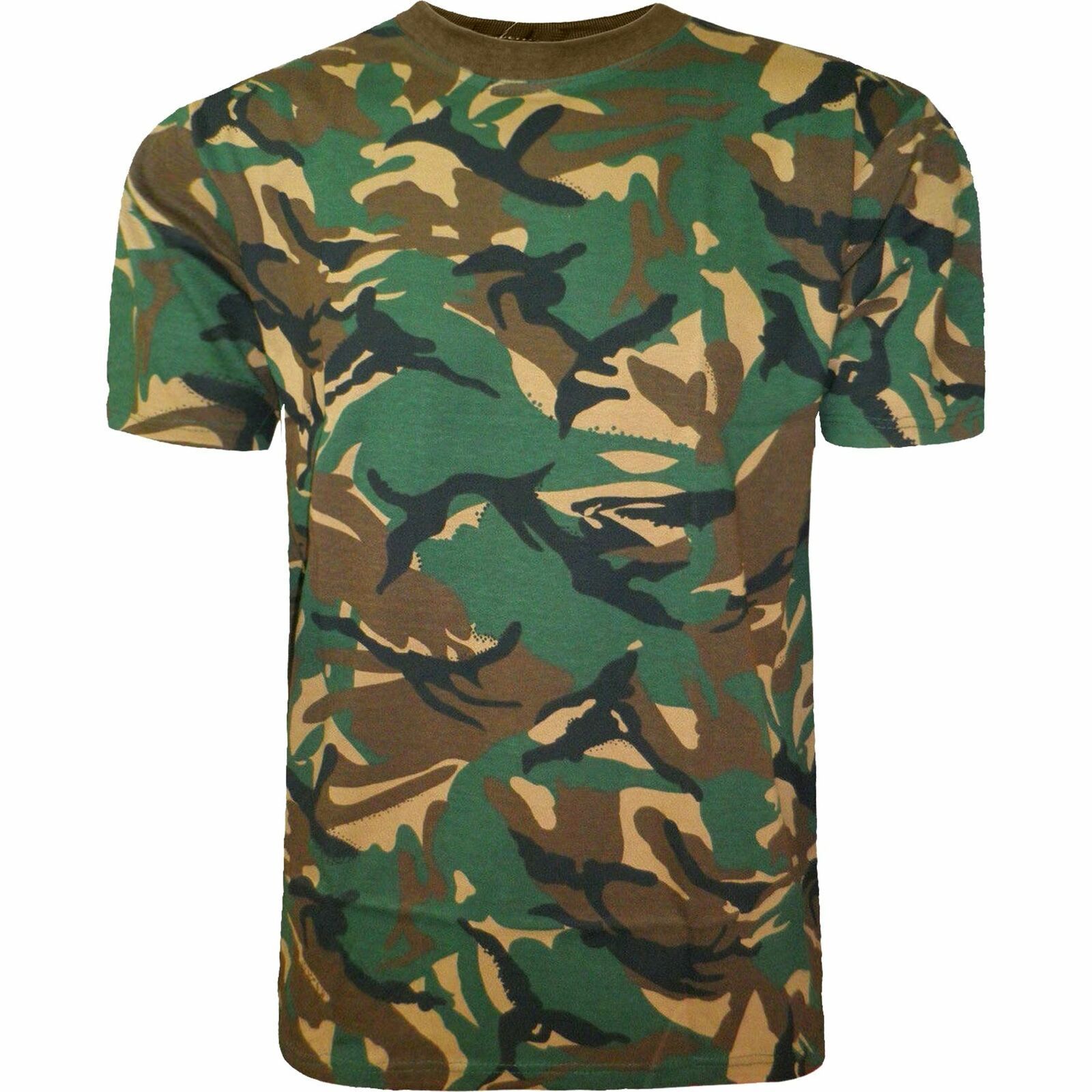 Men's short sleeve camouflage t shirt camo t shirts bulk active dry camouflage t-shirt