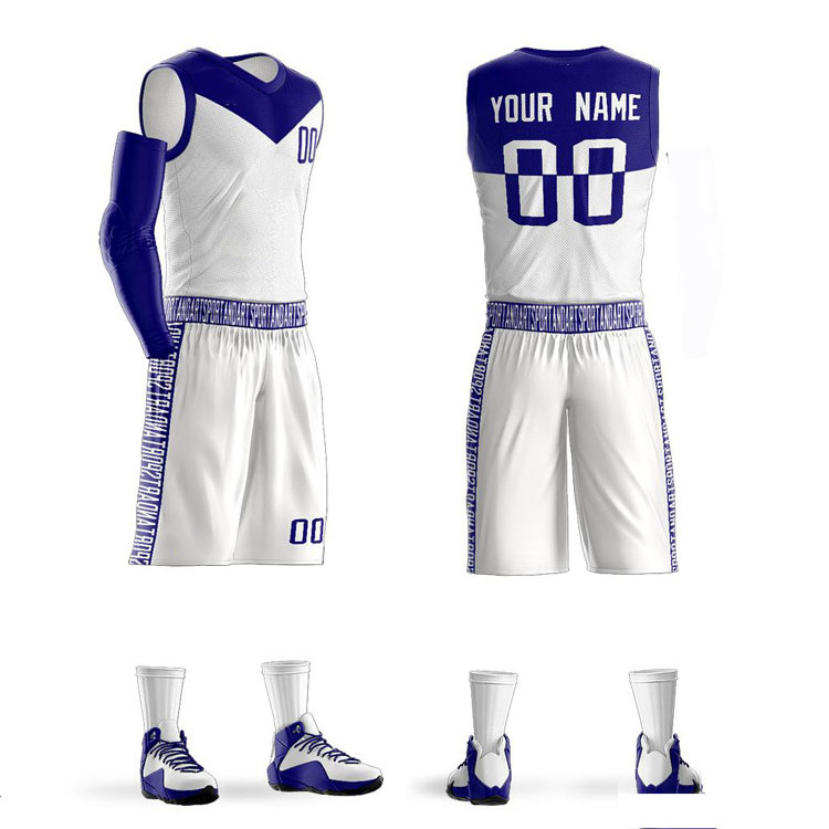 Wholesale professional Design Jersey and shorts Basketball Club Wear Customized Basketball Uniform for unisex  OEM Customized