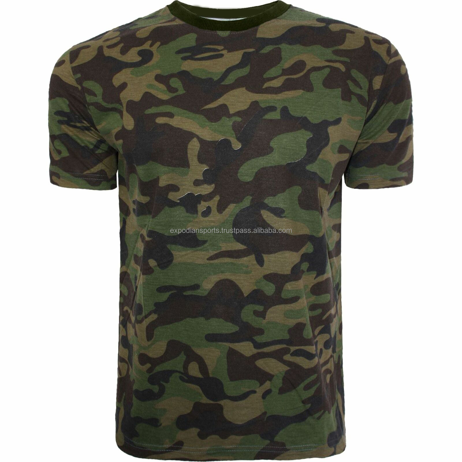 Men's short sleeve camouflage t shirt camo t shirts bulk active dry camouflage t-shirt