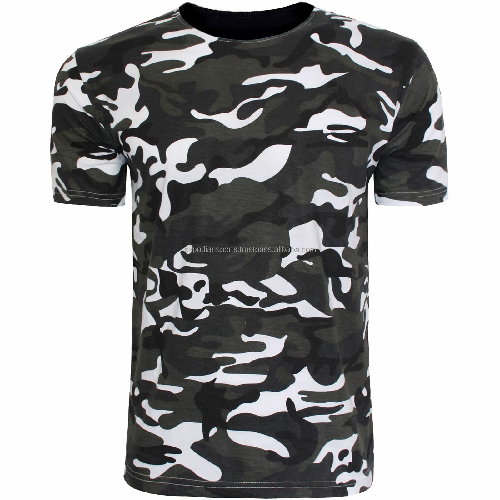 Men's short sleeve camouflage t shirt camo t shirts bulk active dry camouflage t-shirt