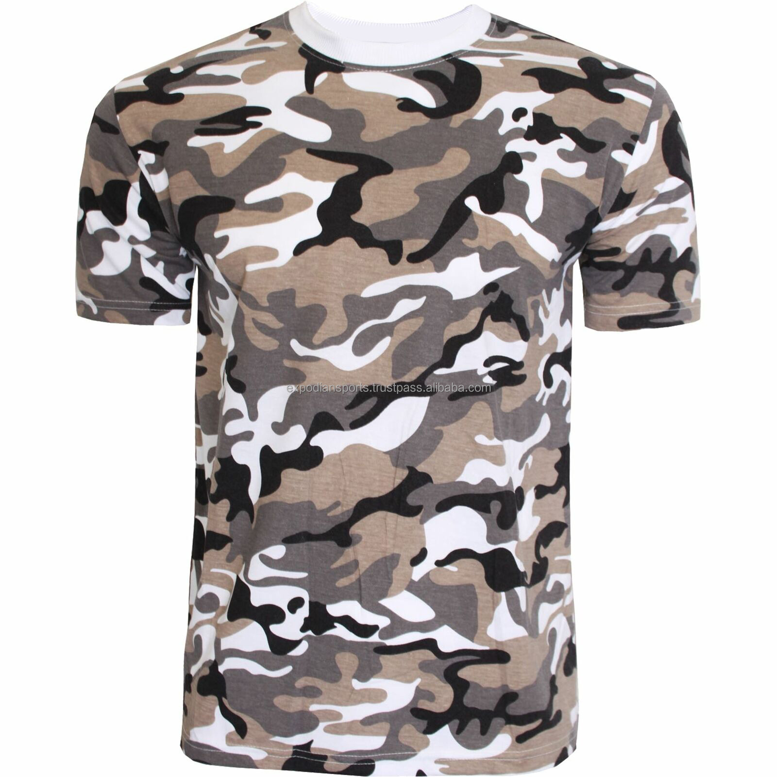 Men's short sleeve camouflage t shirt camo t shirts bulk active dry camouflage t-shirt