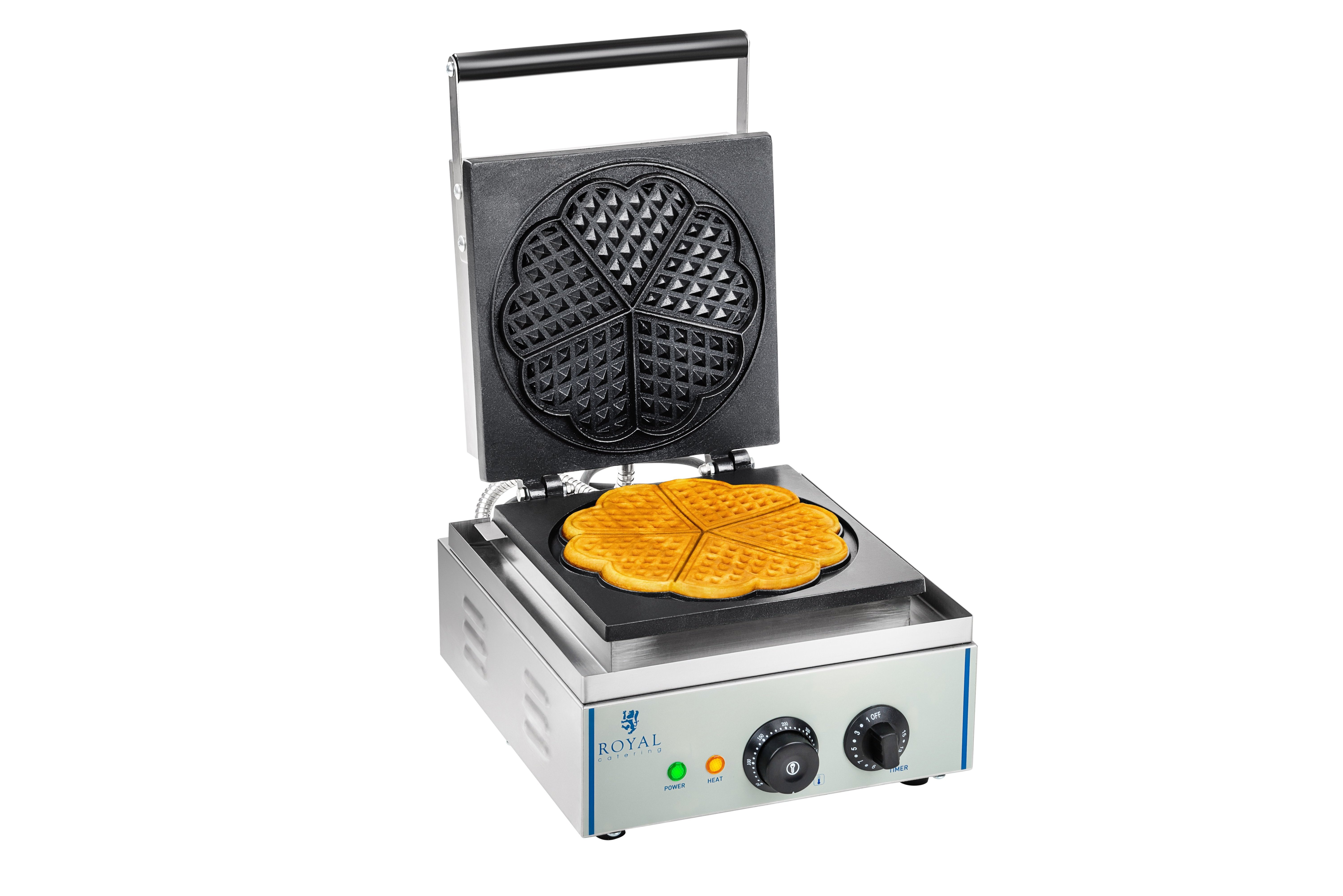 German Quality Standards | CE Certified | Market Leading Price - 1500 W - 1 Heart Shaped Waffle - Waffle Maker