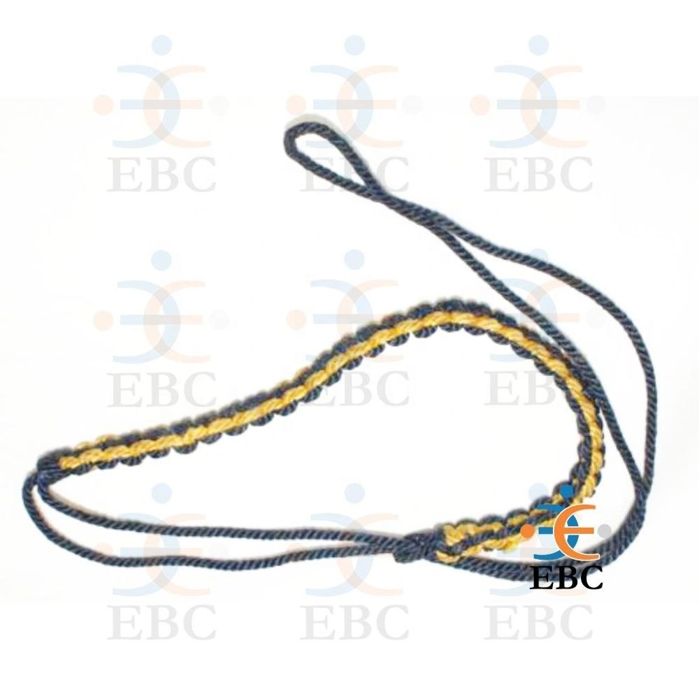 Ceremonial Whistle Cord Braided Lanyards & Shoulder Cords Plaited or Plain Round Cord Machine Made or Handmade with Metal Hook