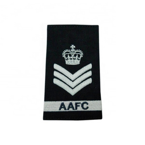 Cheap General Shoulder Ranks Suppliers of Ceremonial Uniform Accessories Epaulettes Patch on Machine Digitizing Designed