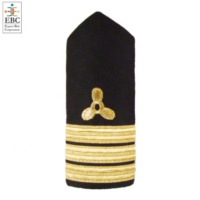 OEM 2 Stripe Propeller Shoulder Boards and Epaulets for Senior Lieutenant Custom Shoulder Boards and Epaulets