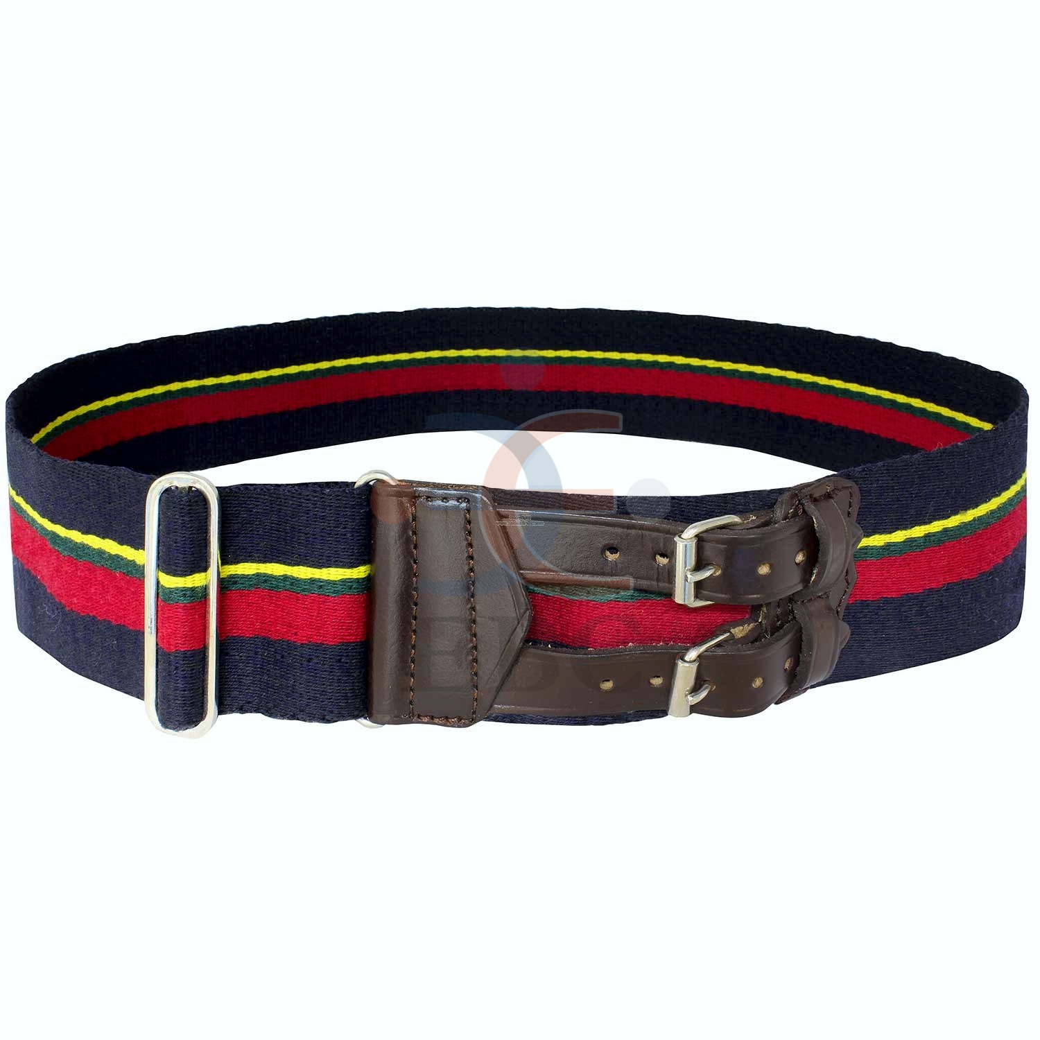 Custom Webbing Stable Belts Top Grain Cowhide Leather Straps or Brass Buckle in Gold Silver Chrome and Belt Adjuster Accessories