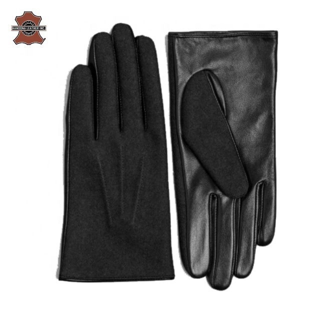 Fashion Dress Lady Fashion Women Fashion Long Genuine Leather Gloves from Pakistan