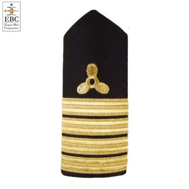 OEM 2 Stripe Propeller Shoulder Boards and Epaulets for Senior Lieutenant Custom Shoulder Boards and Epaulets