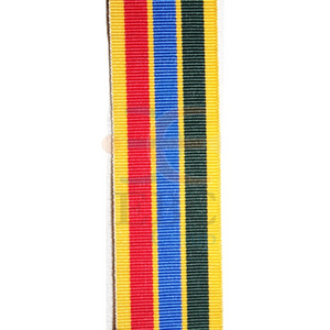 Export Belt Moire Ribbon OEM Wholesale Custom Medal Moire Ribbons High Quality Rank Grosgrain Ribbon for Unit Rank & Medals