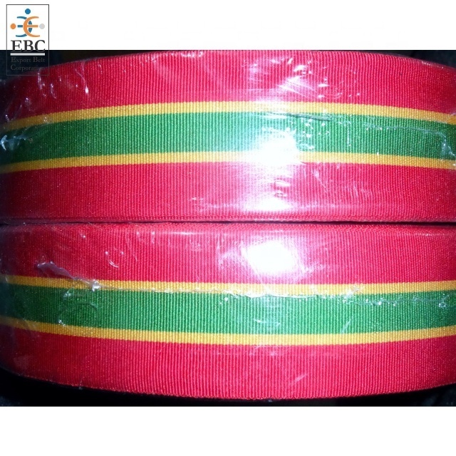 Export Belt Moire Ribbon OEM Wholesale Custom Medal Moire Ribbons High Quality Rank Grosgrain Ribbon for Unit Rank & Medals