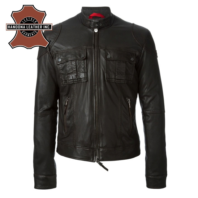 Men's Leather Jackets High quality Genuine Men Leather Jacket