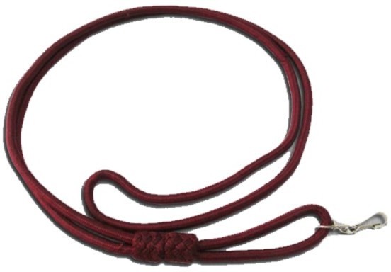 OEM Lanyard for Security Forces Sustainable Viscose Whistle Cord and Security Officer Uniform Dress Shoulder Cord & Metal Hook