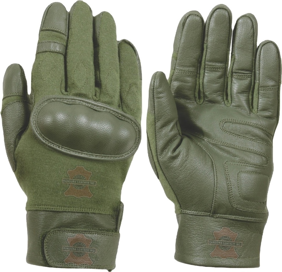 Tactical Full Finger Best Hand Protected Special Forces Gloves Best double Palm Touch Screen Leather Gloves from HLI Pakistan