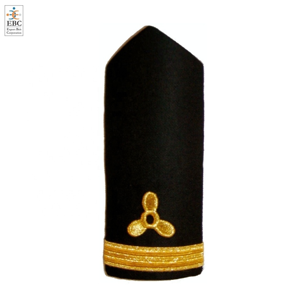 OEM 2 Stripe Propeller Shoulder Boards and Epaulets for Senior Lieutenant Custom Shoulder Boards and Epaulets