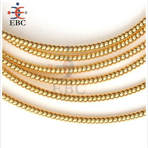 Wholesale premium quality of Round stiff metal pearl purl  Copper Hand Embroidery French Fine Metallic Wire for Goldwork